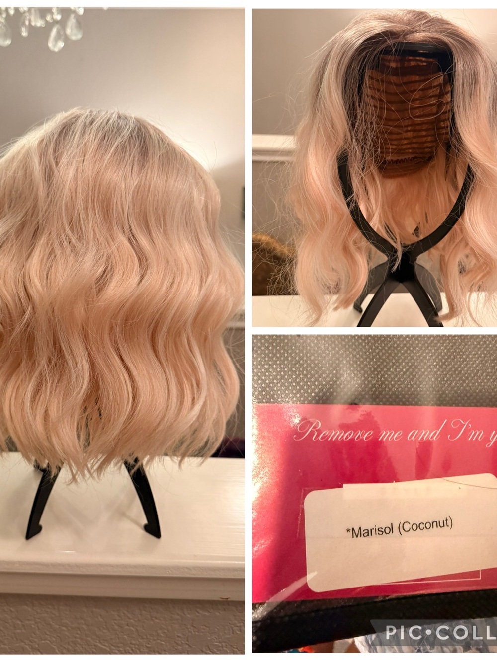 CSC Marisol (Coconut) Women's Blonde Wavy Wig - Blonde